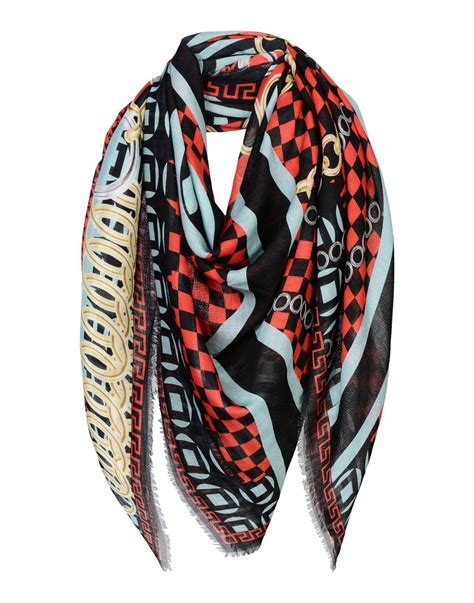 versace scard|Versace cashmere scarf.